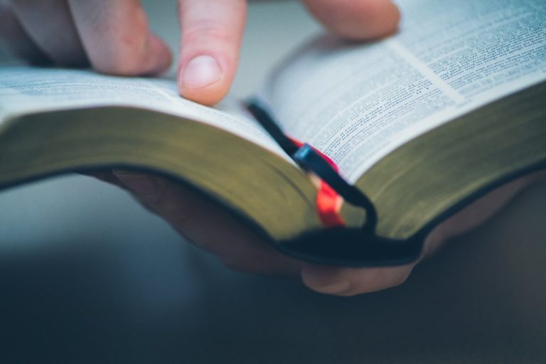 bookmark on a book